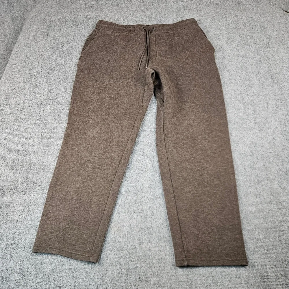 Banana Republic Mens Brown Marl Lounge Pants Drawstring Joggers Size L